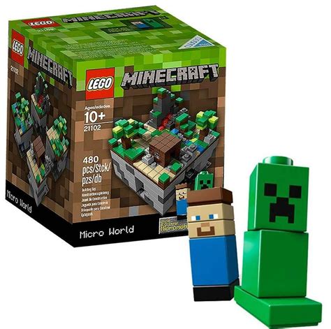 NEW LEGO CUUSOO Minecraft Micro World: The First Night 21102 Steve ...