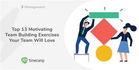 Top 13 Motivating Team Building Exercises Your Team Will Love - TimeCamp