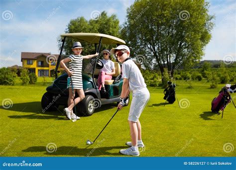 Kids Golf Competition Royalty-Free Stock Photography | CartoonDealer.com #58463237