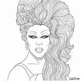 30 Drag Queen Coloring Pages Free Printable  Vrogueco sketch template