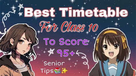 Best Timetable For Class 10📚School&Homeworks included!Self Study Best Routine|Night Owl&Morning ...