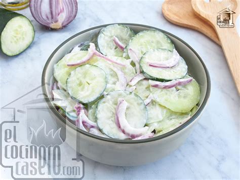 Ensalada de pepino · El cocinero casero - Ensaladas