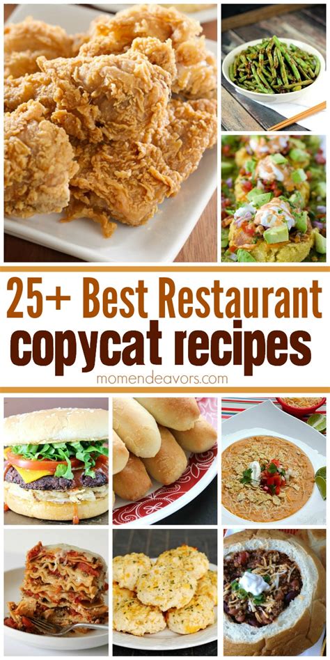 25 best restaurant copycat recipes – Artofit