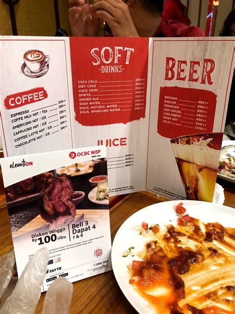 Menu at FOGO Brazilian BBQ - Grand Indonesia, Central Jakarta