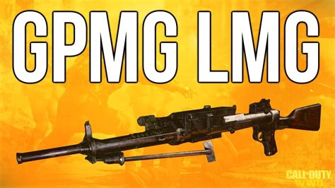 WW2 In Depth: GPMG LMG Review (Call of Duty: WWII) - YouTube