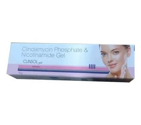 Clinsol Clindamycin Phosphate Nicotinamide Gel, For Skin Diseases at Rs 80/piece in Nagpur