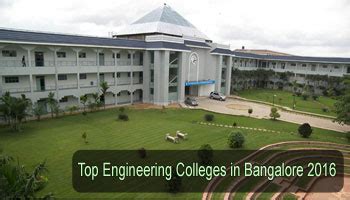 Top Engineering Colleges in Bangalore 2016