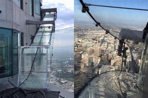 Thrilling Glass Slide at 1,000 Feet Above Los Angeles Opens to the Public