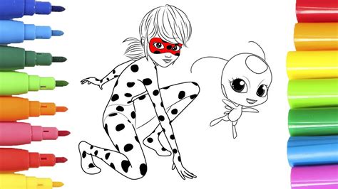 Tiki De Ladybug Para Colorear ~ Tikki Kwami Biedronka Kot Imprimir ...