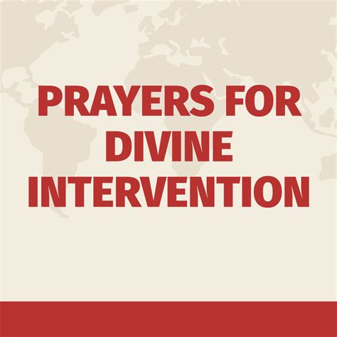 Prayer Points On Divine Intervention With Bible Verses | PRAYER POINTS