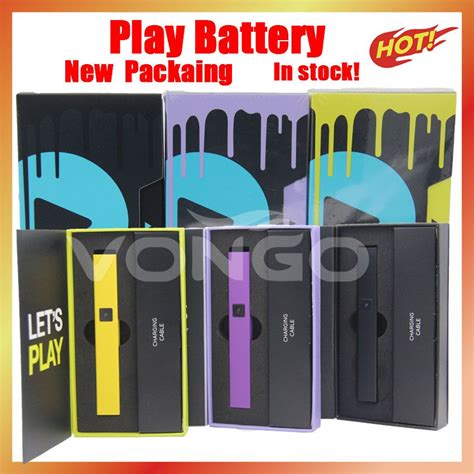 Plug Play Pod Battery 500mAh Battery Black Yellow Purple Vape Pens System Device Suite 1.0ml ...