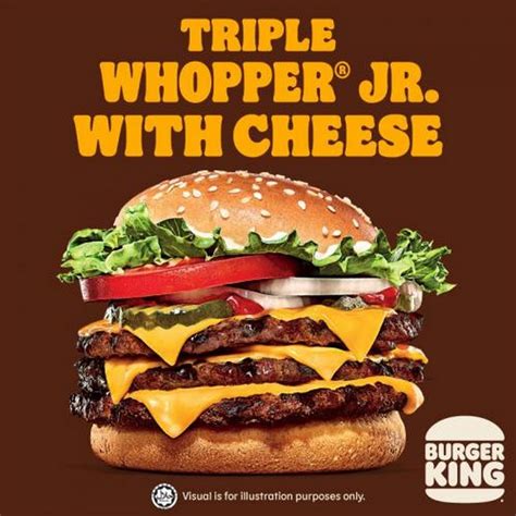 27 Aug 2021 Onward: Burger King Triple Whopper Jr With Cheese Promo ...