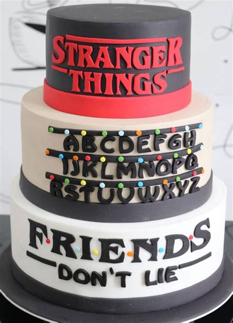 30 Stranger Things Birthday Cake Ideas : Friends Don't Lie Stranger Things Cake I Take You ...