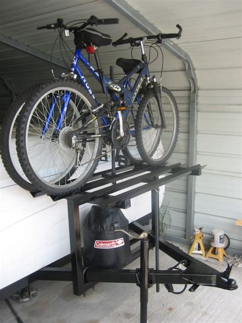 Click this image to show the full-size version. | Rv bike rack, Bike rack, Travel trailer camping