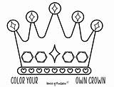 Coloring Pages Princess Crown sketch template