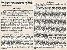 Fourteenth Amendment to the United States Constitution - Wikipedia