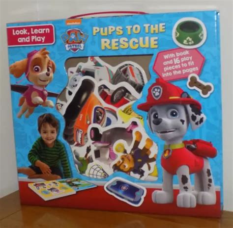 PAW PATROL PUPS To The Rescue Look, Learn And Play Book - TOUT NEUF EUR 9,21 - PicClick FR