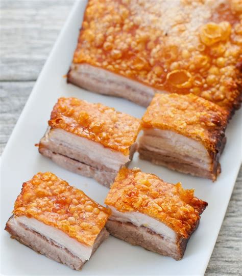 Crispy Golden Pork Belly #Recipe - My Favorite Recipes