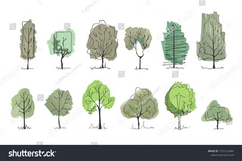 64,385 Architectural Sketch Tree Images, Stock Photos & Vectors | Shutterstock