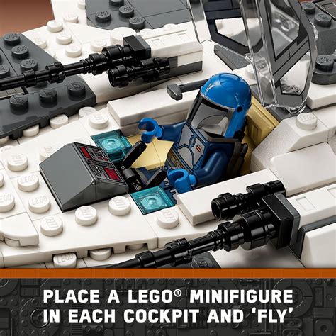 LEGO 75348 Star Wars Mandalorian Fang Fighter vs TIE Interceptor