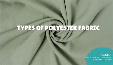 Types of Polyester Fabric - FabKnitter