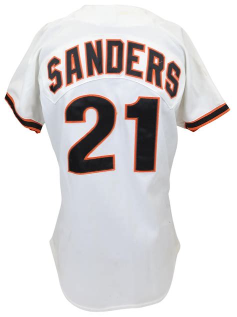 1995 Deion Sanders San Francisco Giants Game Worn Jersey