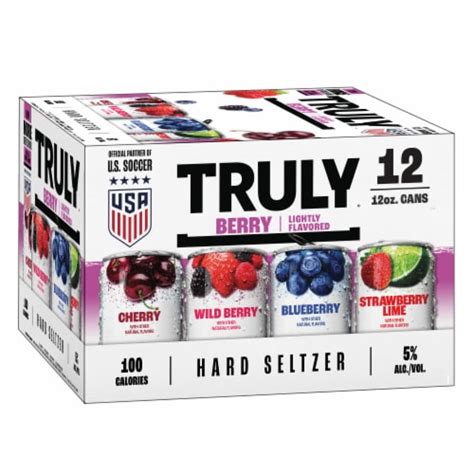 TRULY Hard Seltzer Berry Variety Pack, 12 cans / 12 fl oz - King Soopers