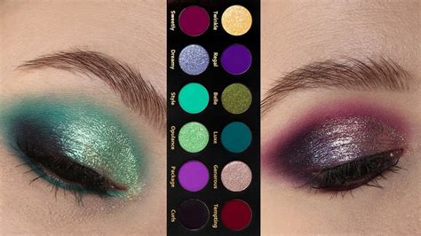 Glaminatrix Cosmetics Glamorous Palette | Swatches and 2 Looks ...