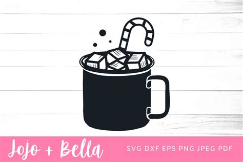 Hot Cocoa SVG, Mug Svg, Hot Chocolate Mug SVG, png, Clipart,