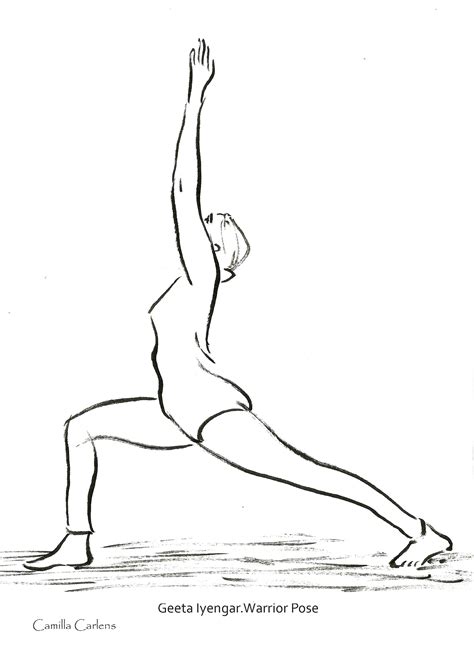 Natarajasana Drawing