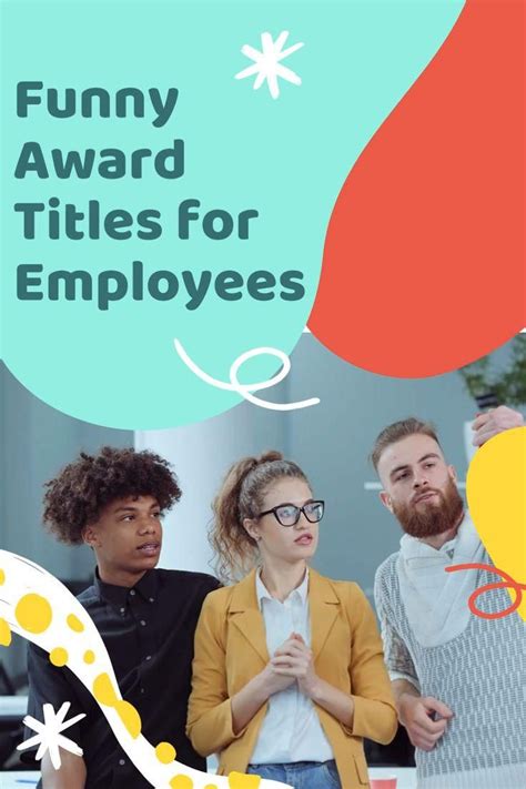 Funny Award Titles for Employees [Video] in 2022 | Funny awards, Funny ...