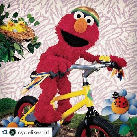 Verity Rider on Instagram: “#Repost @cyclelikeagirl “Elmo looooves ...