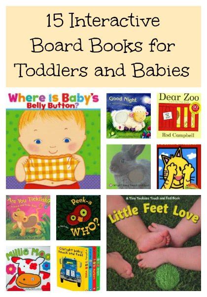 15 Interactive Board Books for Toddlers and Babies