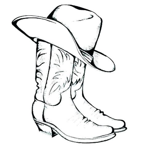 Cowboy Line Drawing | Free download on ClipArtMag