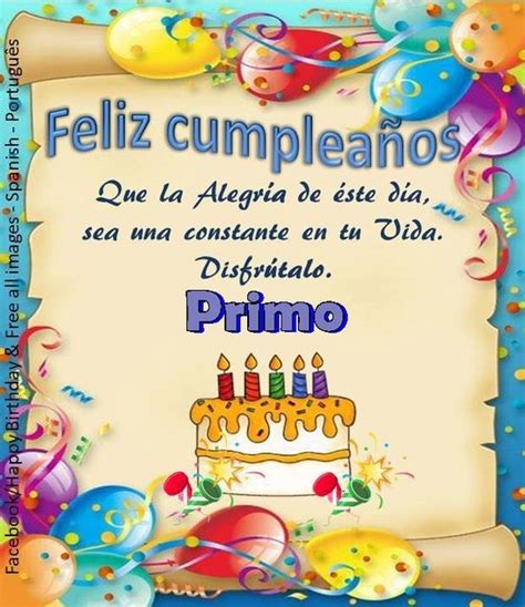 Feliz Cumpleanos Primo Quotes