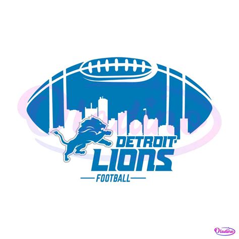 Detroit Lions Football Logo Svg Cricut