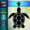 Sea Turtle SVG Free, turtle silhouette SVG free