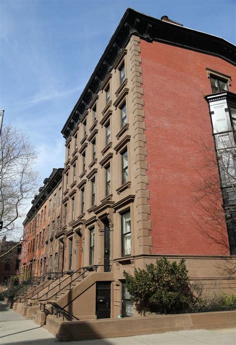 New York City Brownstones at Historic Brooklyn Heights Neighborhood ...