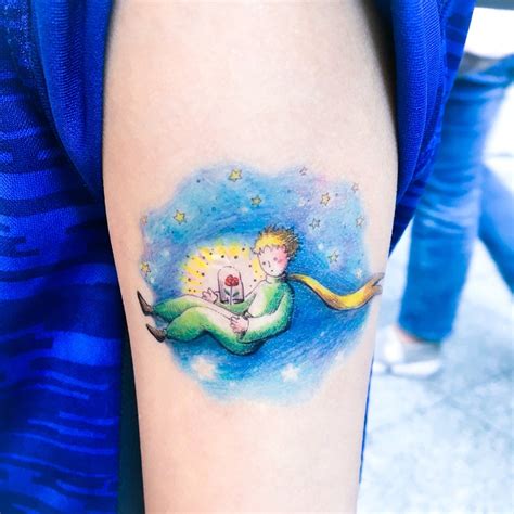 Le Petit Prince tattoo The Little Prince En Rose tattoo | Etsy Little Prince Tattoo, Little ...