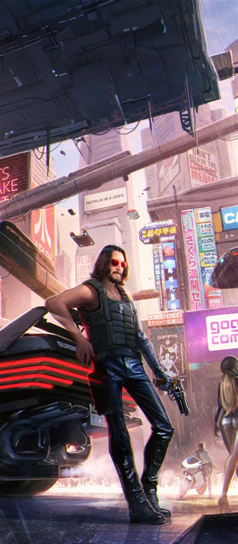 700x1600 Resolution Cyberpunk 2077 Keanu Reeves 700x1600 Resolution Wallpaper - Wallpapers Den