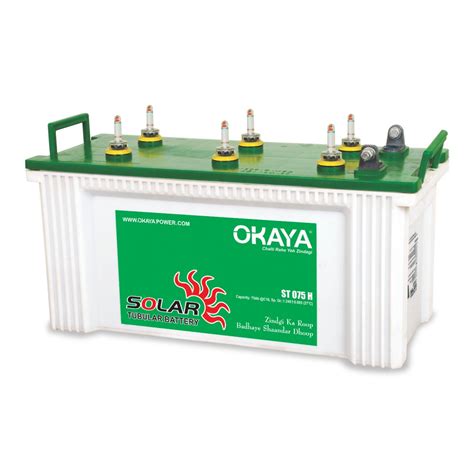 Okaya Solar Battery 75AH Price, Buy Okaya ST075H 75AH Solar Tubular Battery Online