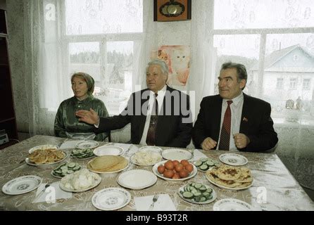 The family of Russian President Boris Yeltsin Stock Photo - Alamy