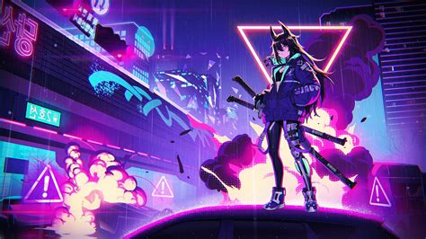 Wallpaper 4k Anime Cyberpunk 4k Anime Cyberpunk Girl Sci Fi Crow Wallpapers Wallpaper Hd Ultra ...