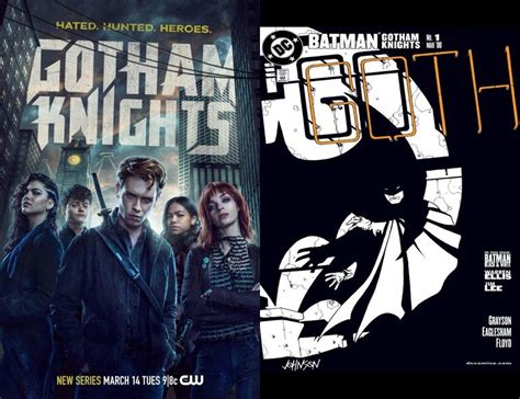 Gotham Knights (2023-): TV series vs comic book