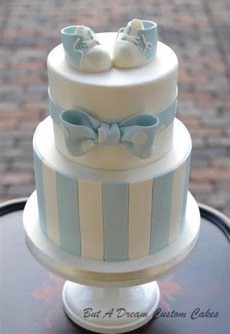 Baby Blue Shower Cake | Baby shower cakes for boys, Blue baby shower ...