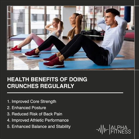 Health benefits of doing crunches regularly - AlphaFitness