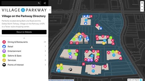 Village on the Parkway Directory | Interactive Map