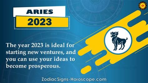 Aries Horoscope 2023: Career, Finance, Health, Travel Predictions