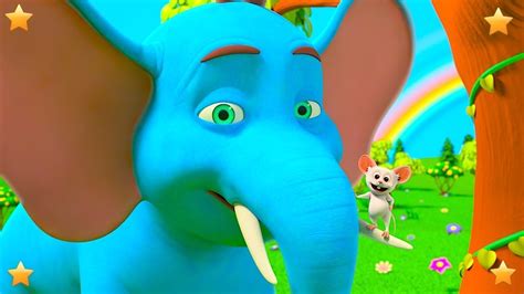 Giant Elephant Song | Nursery Rhymes for Children | Kindergarten Cartoon Songs by Little ...