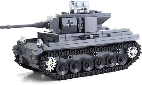 Amazon.com: Battle Brick Collectible German WW2 Panzer Tank Custom Set ...